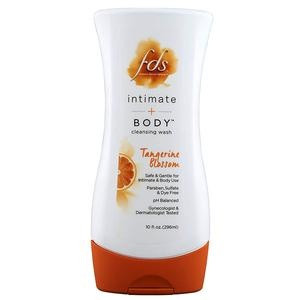 FDS Intimate+Body Feminine Cleansing Wash, Tangerine Blossom, 10 oz, 66001A, 1 Each