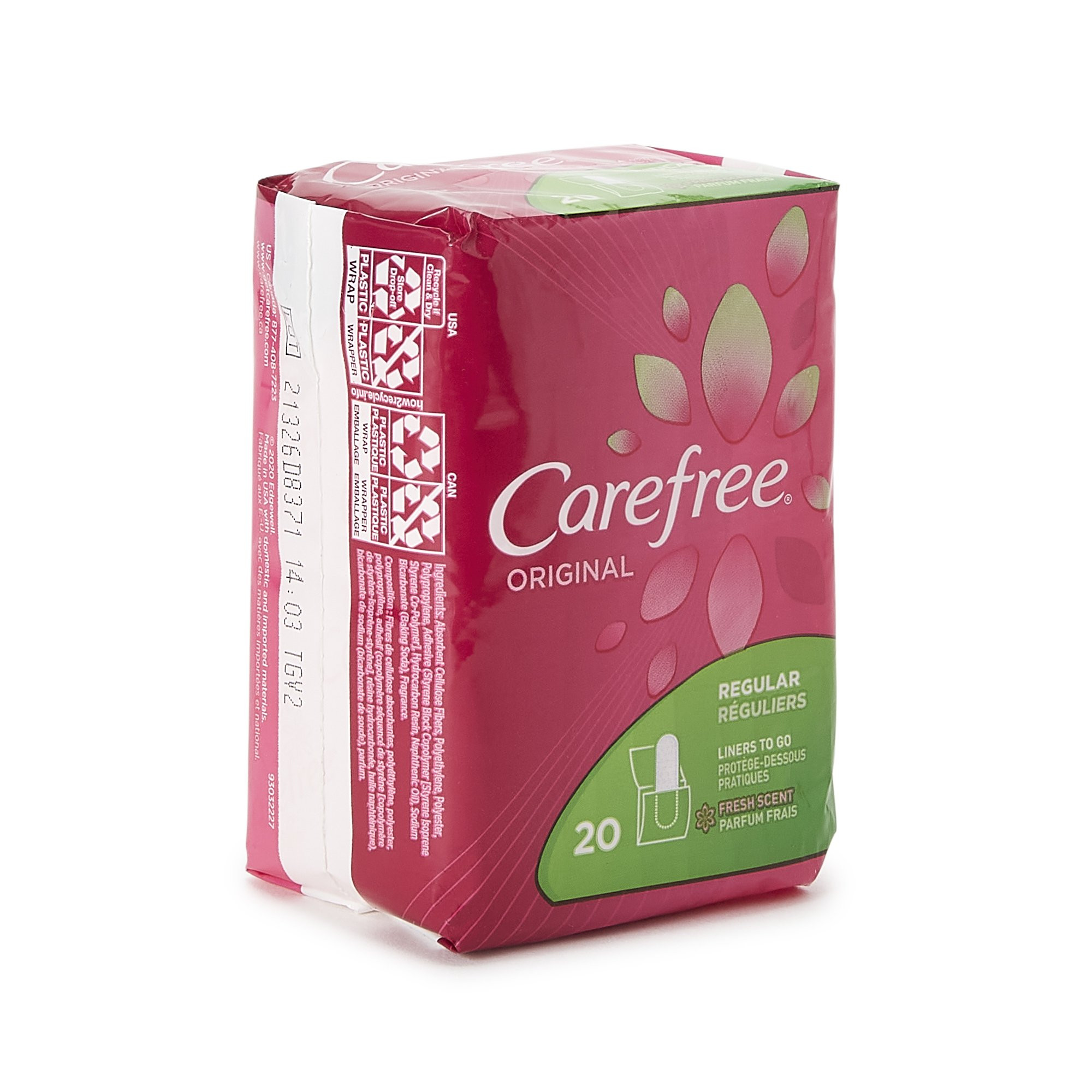 Carefree Original Panty Liner, Regular