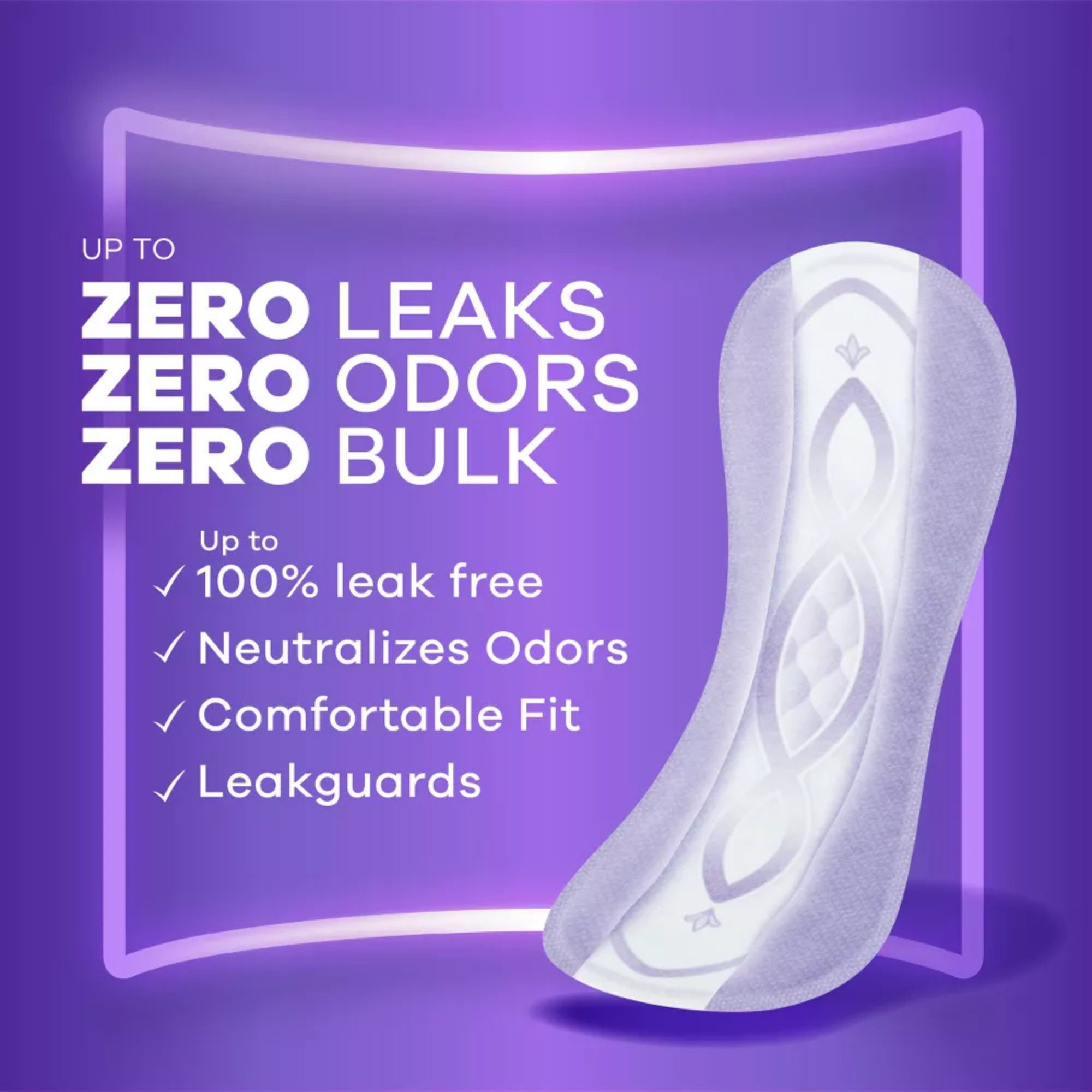 Always Discreet Incontinence Liners, Light Absorbency