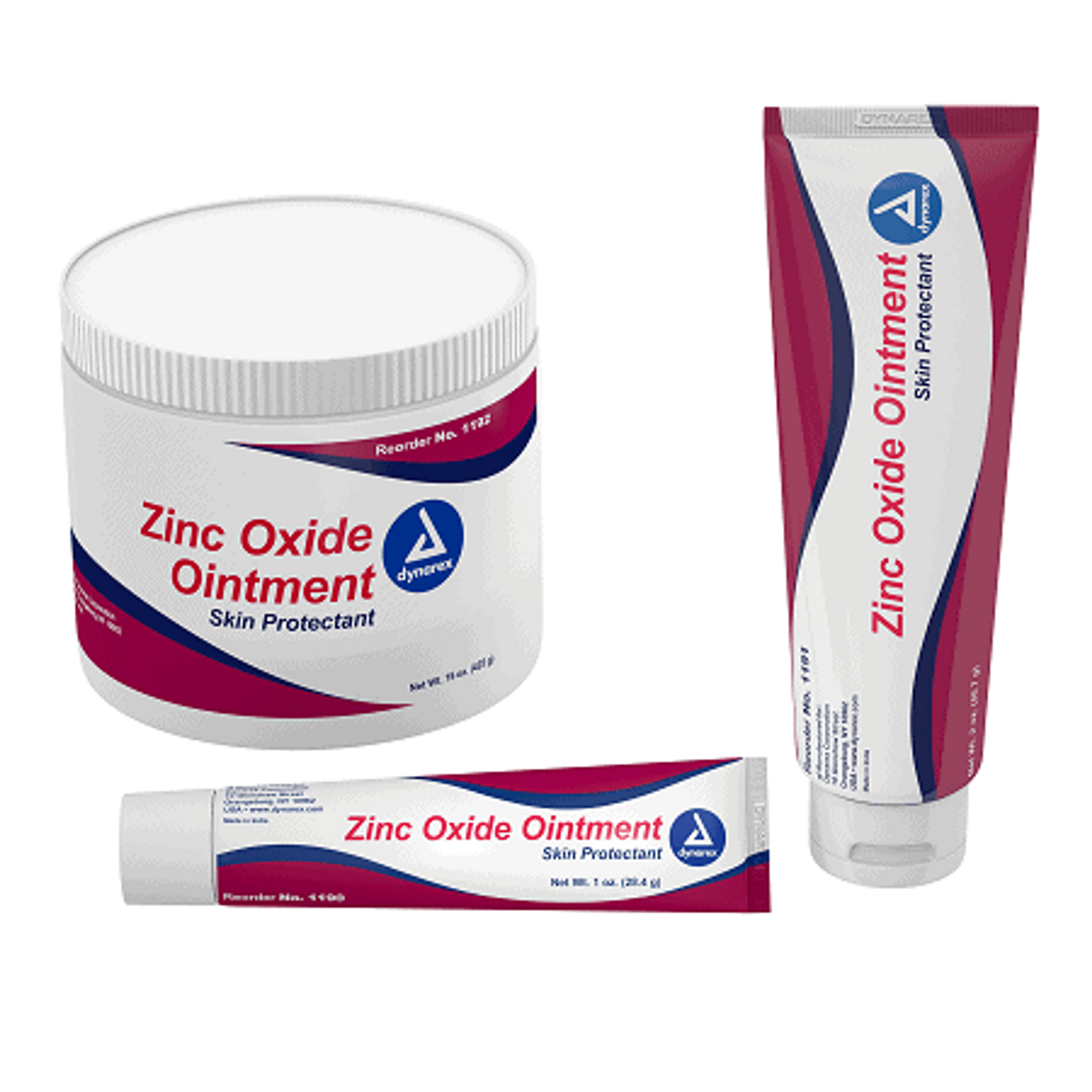 Dynarex Zinc Oxide Ointment Skin Protectant, 15 oz.