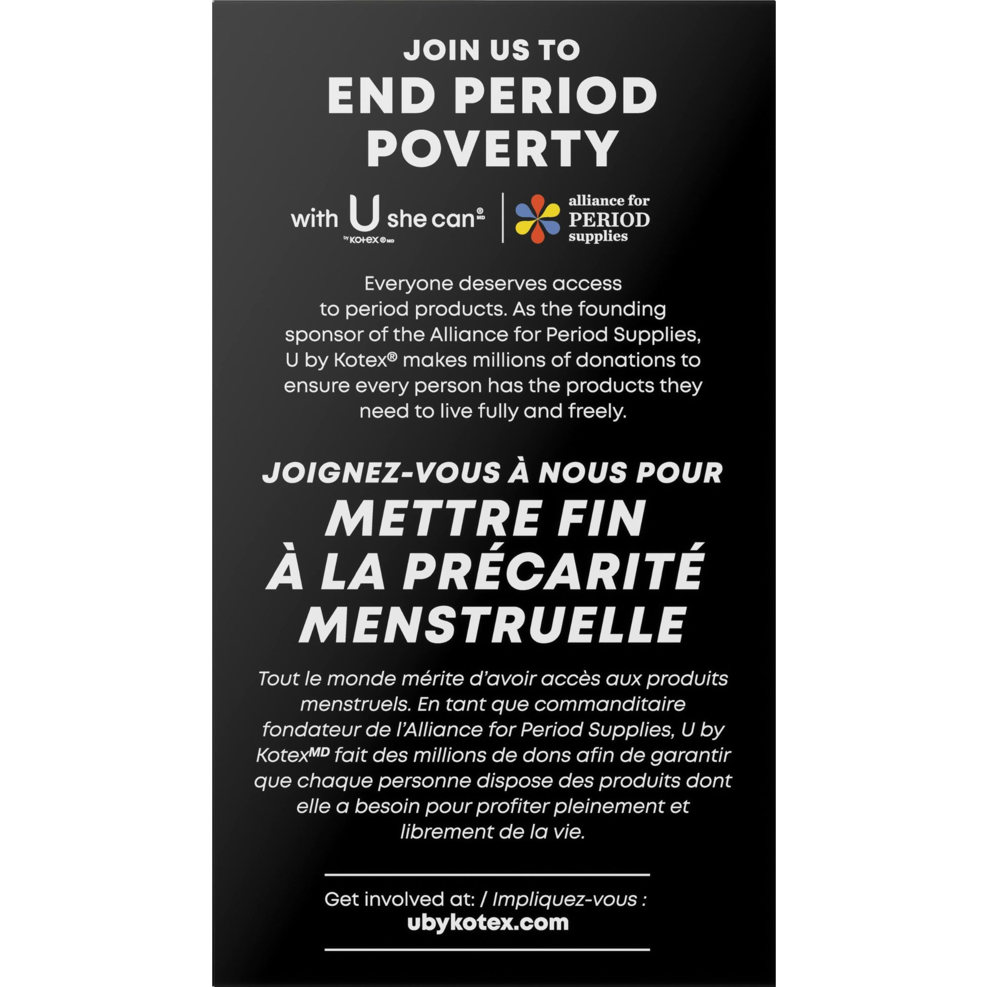 U by Kotex Teen Ultra Thin Pads with Wings, Overnight Absorbency