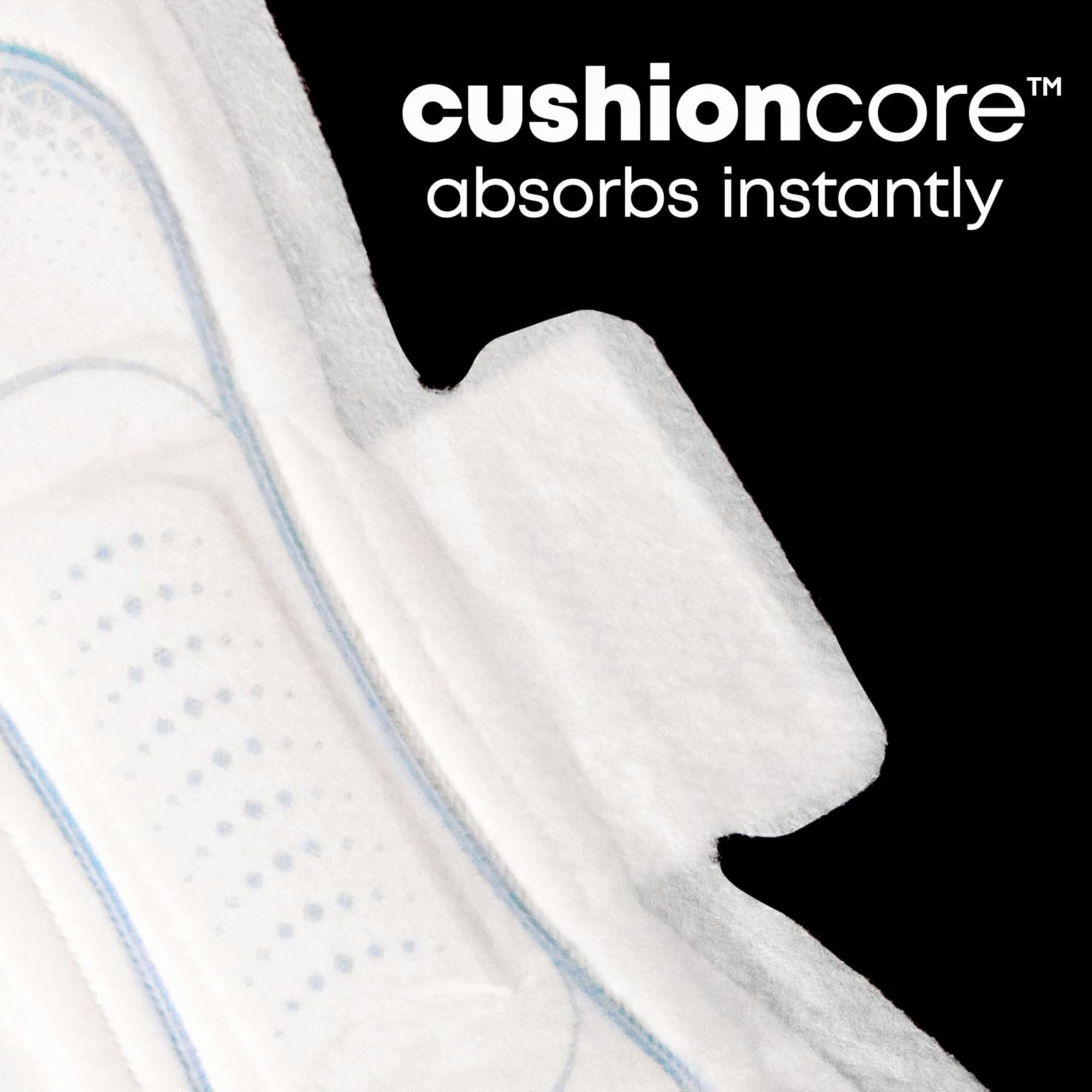 U by Kotex AllNighter Ultra Thin Pads with Wings, Overnight Absorbency