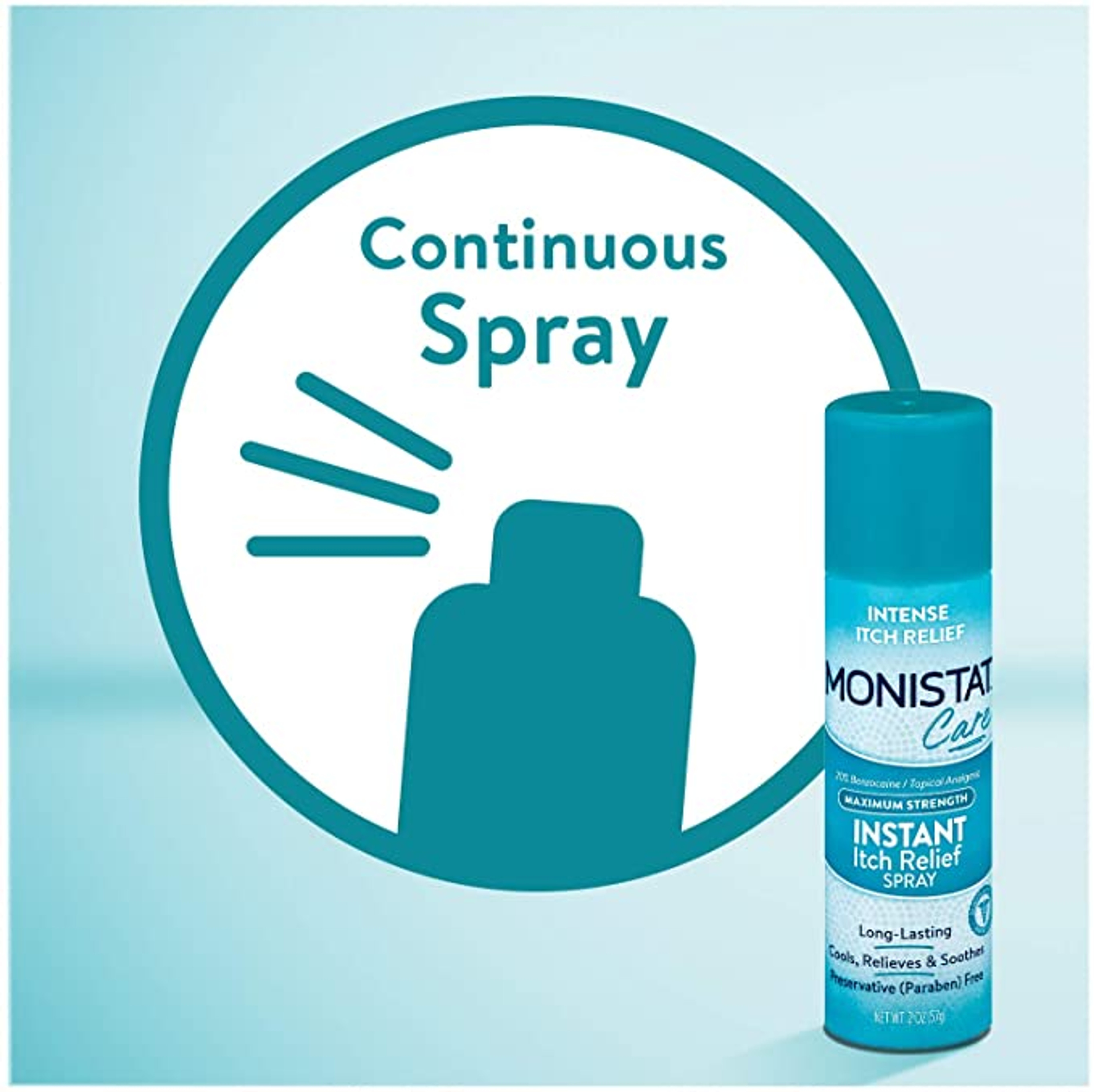 Monistat Care Instant Itch Relief Itch Spray