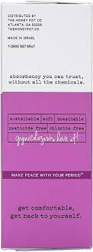 The Honey Pot Organic Cotton Tampons, Regular Absorbency