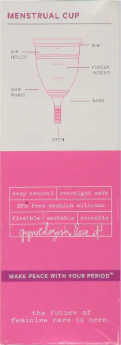 The Honey Pot Menstrual Cup, Size 1