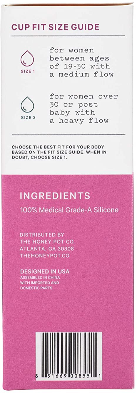 The Honey Pot Menstrual Cup, Size 1