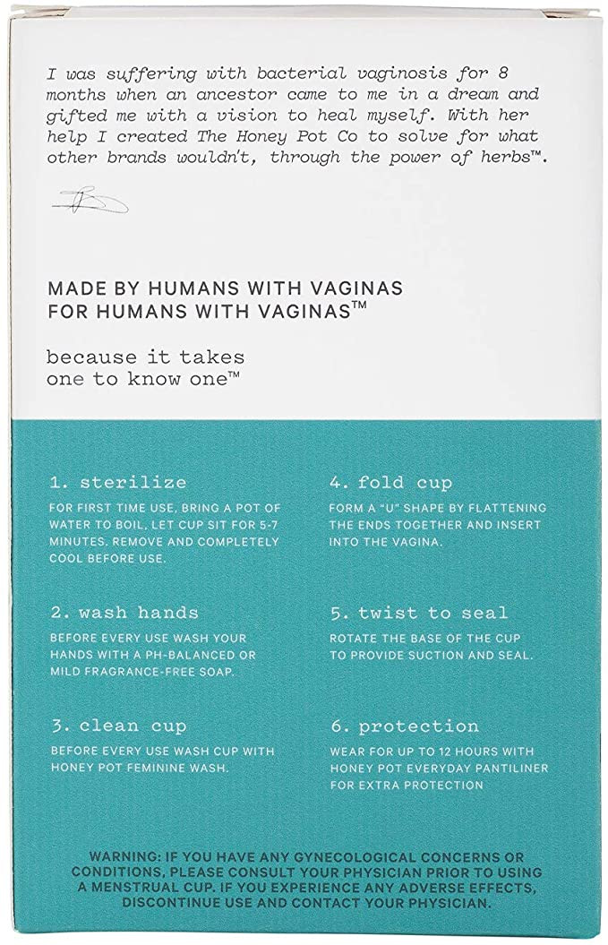 The Honey Pot Menstrual Cup, Size 2