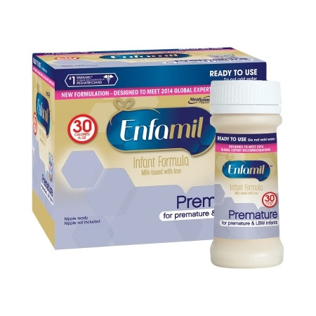 Enfamil Premature Infant Formula Nursette Bottle, Ready-To-Use Liquid, 2 oz., 156501, Case of 48
