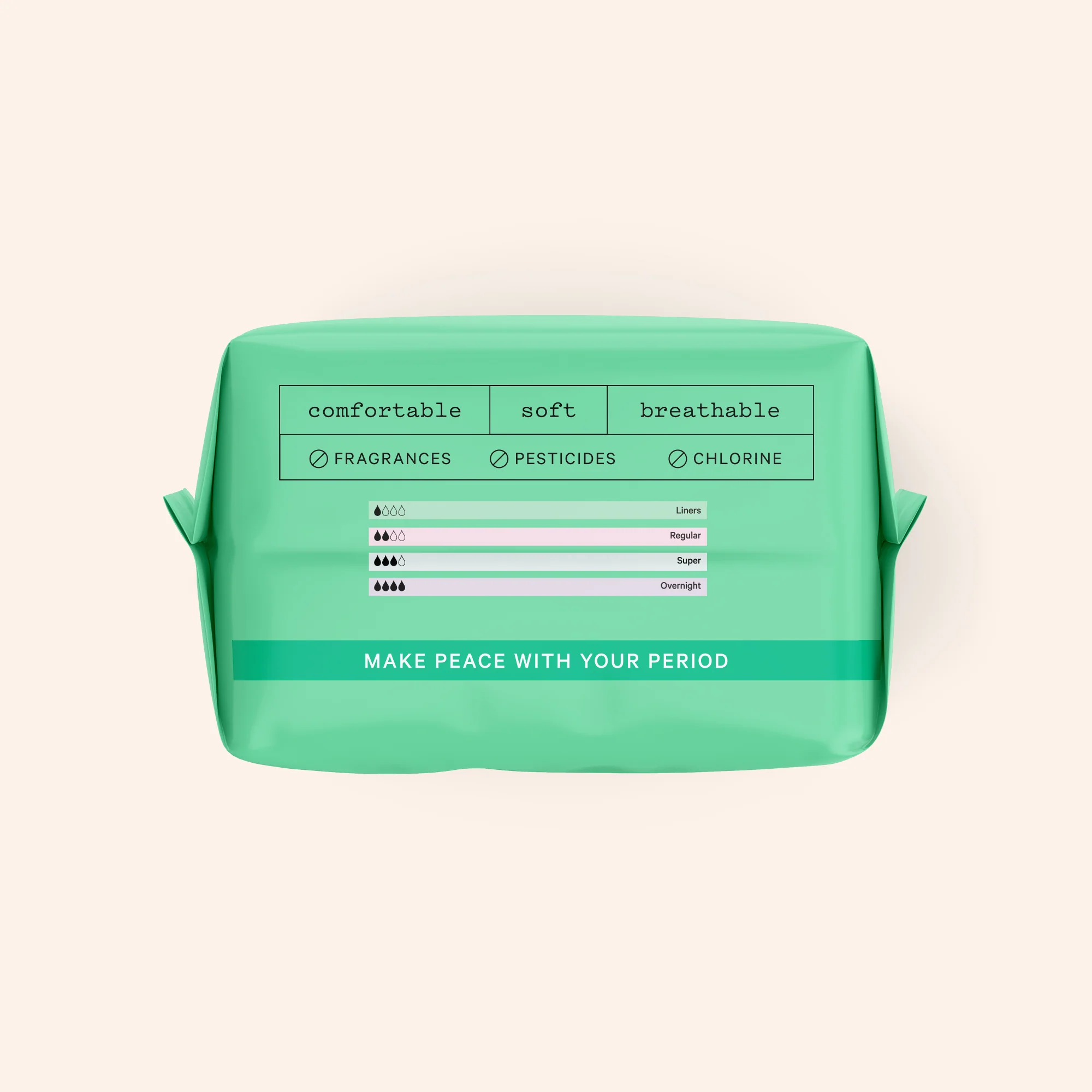 The Honey Pot Organic Cotton Herbal Liners, Light Absorbency