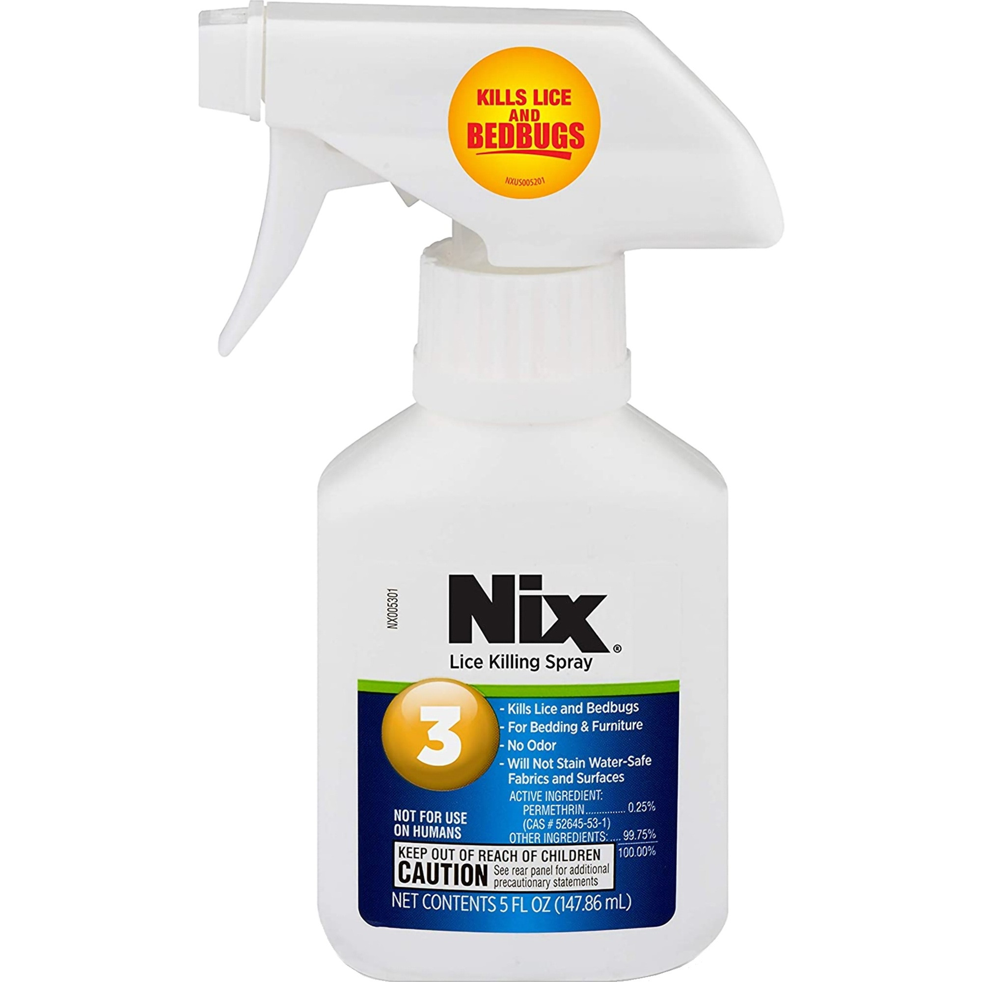 Nix Lice Control Spray, Scented, 5 oz