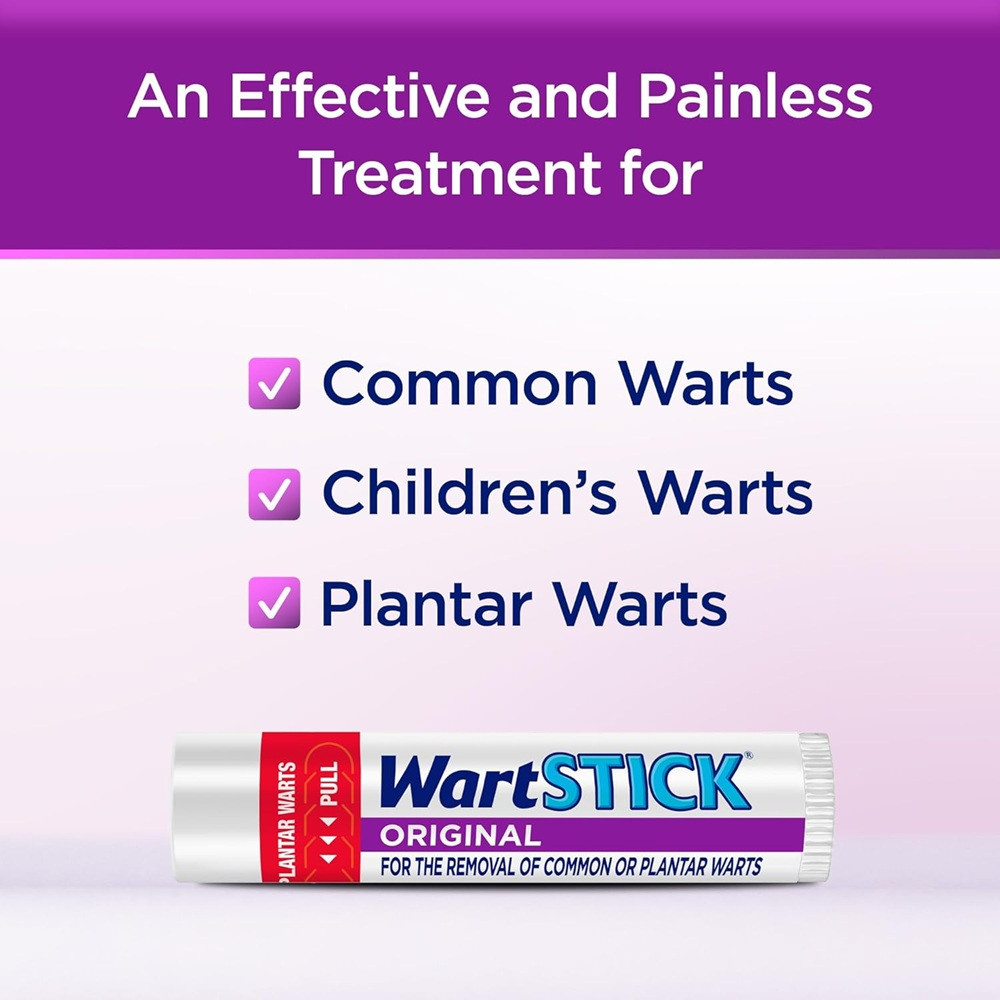 WartStick Original Solid-Stick Common & Plantar Wart Remover