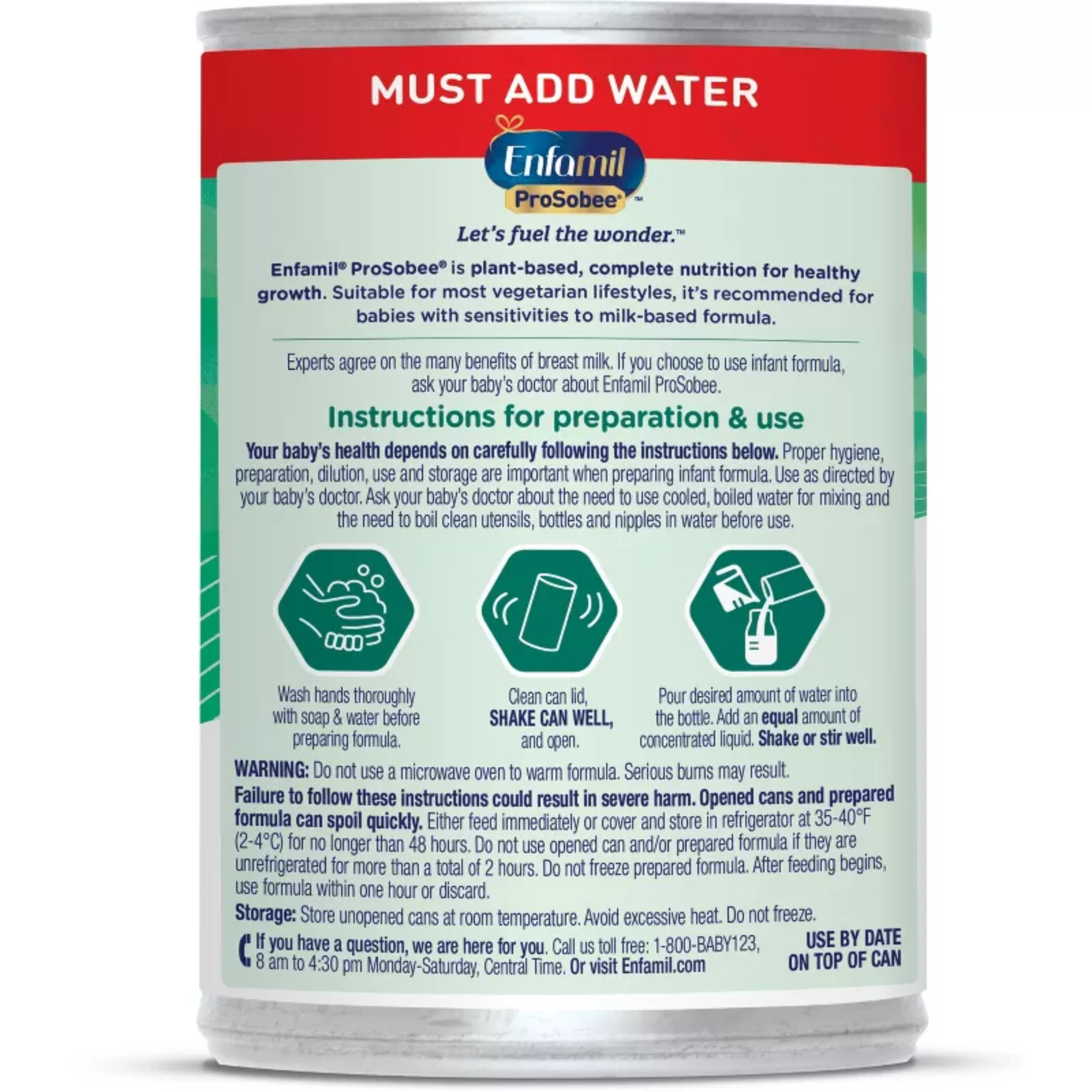Enfamil ProSobee Soy Infant Formula, Concentrate