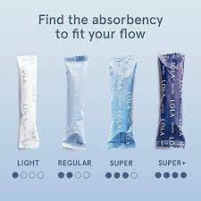 LOLA Compact Tampons, Plastic Applicator, Regular Absorbency