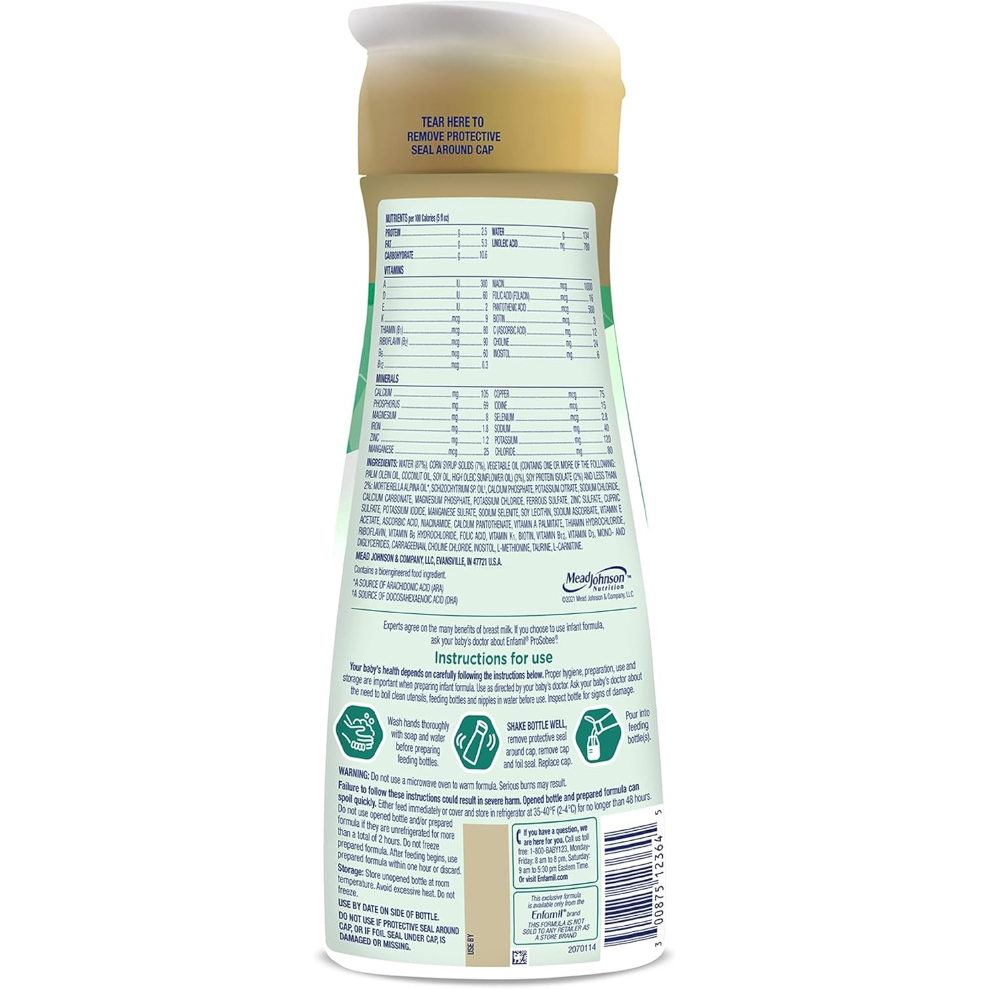Enfamil ProSobee Soy Infant Ready to Use Formula
