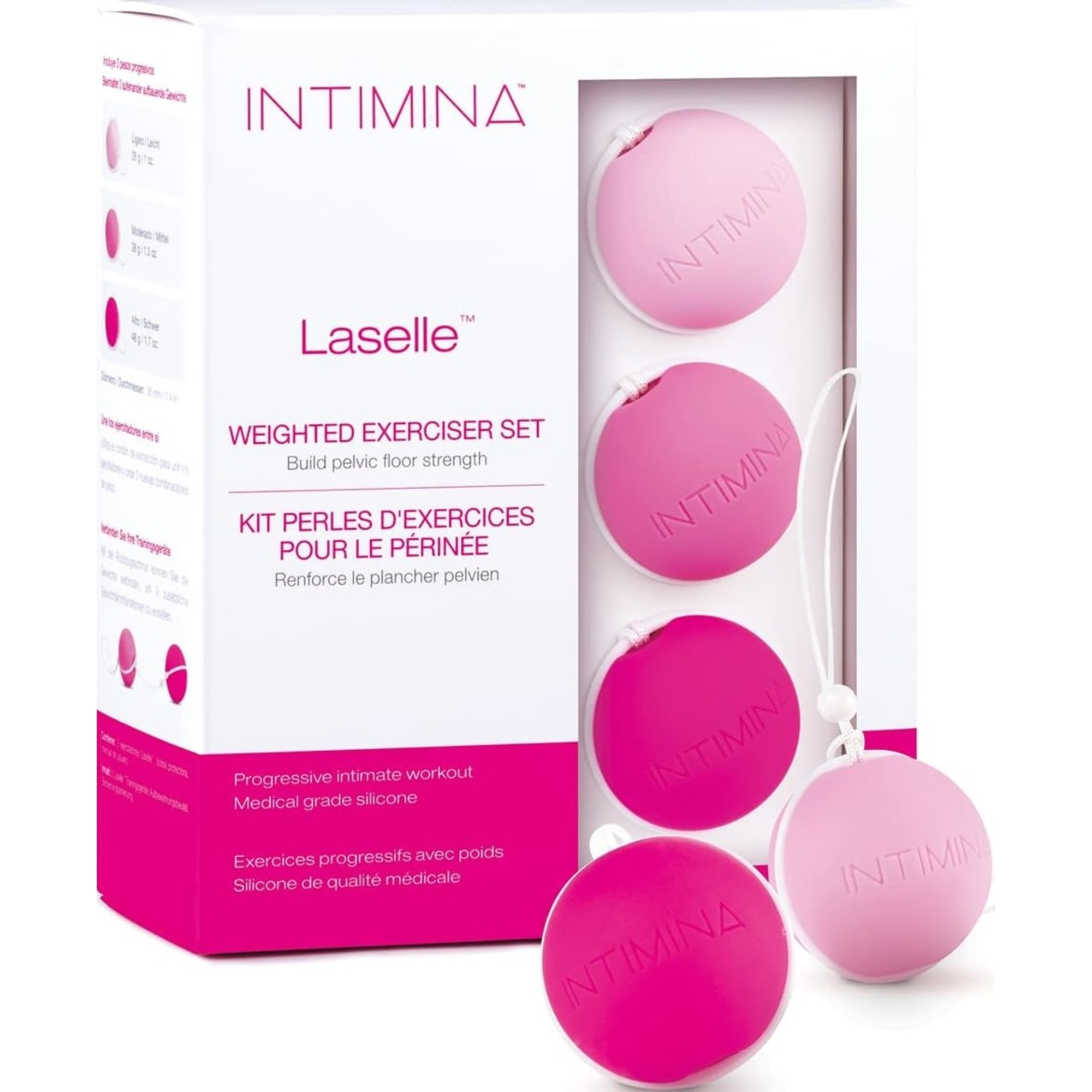 Intimina Laselle Kegel Weighted Exerciser Set, 5532, 1 Each