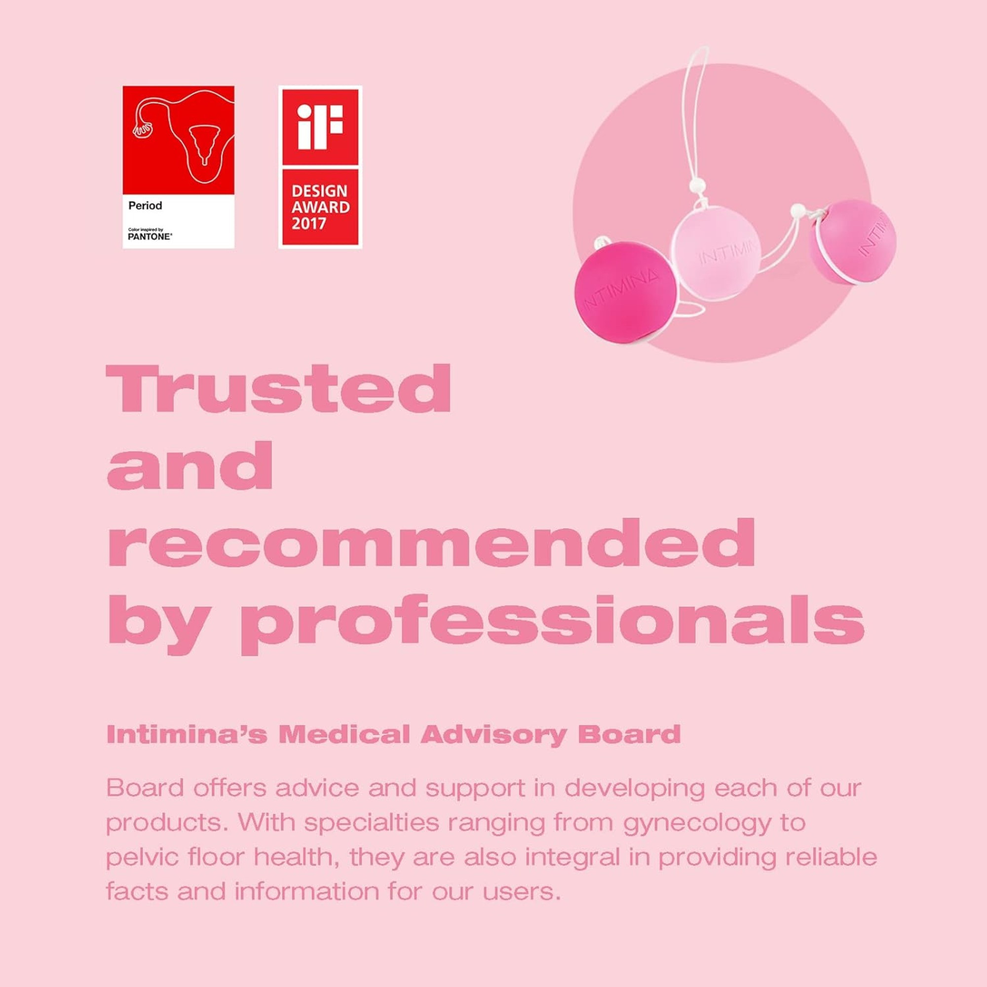 Intimina Laselle Kegel Weighted Exerciser Set, 5532, 1 Each