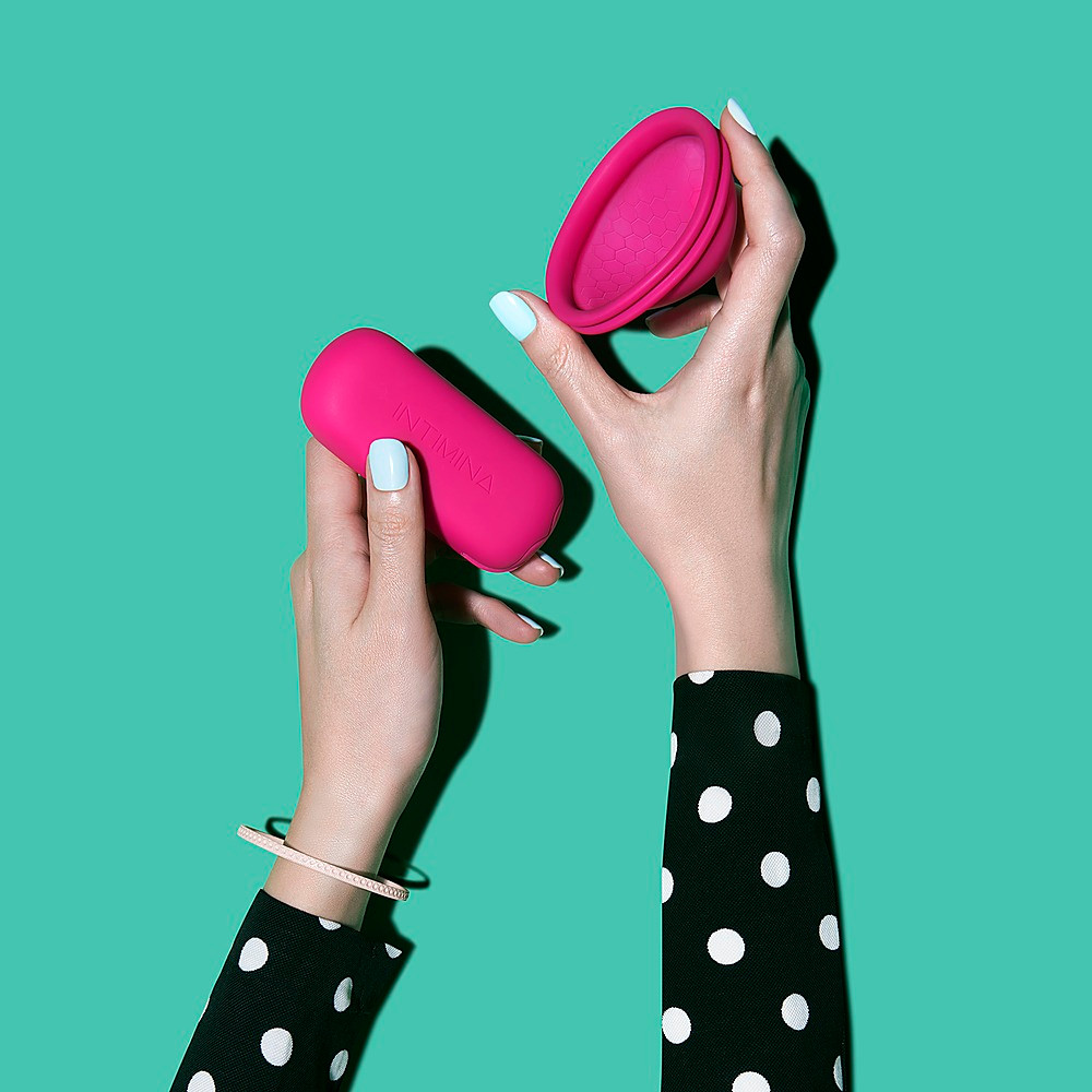 Image of Intimina Ziggy Menstrual Cup Lifestyle