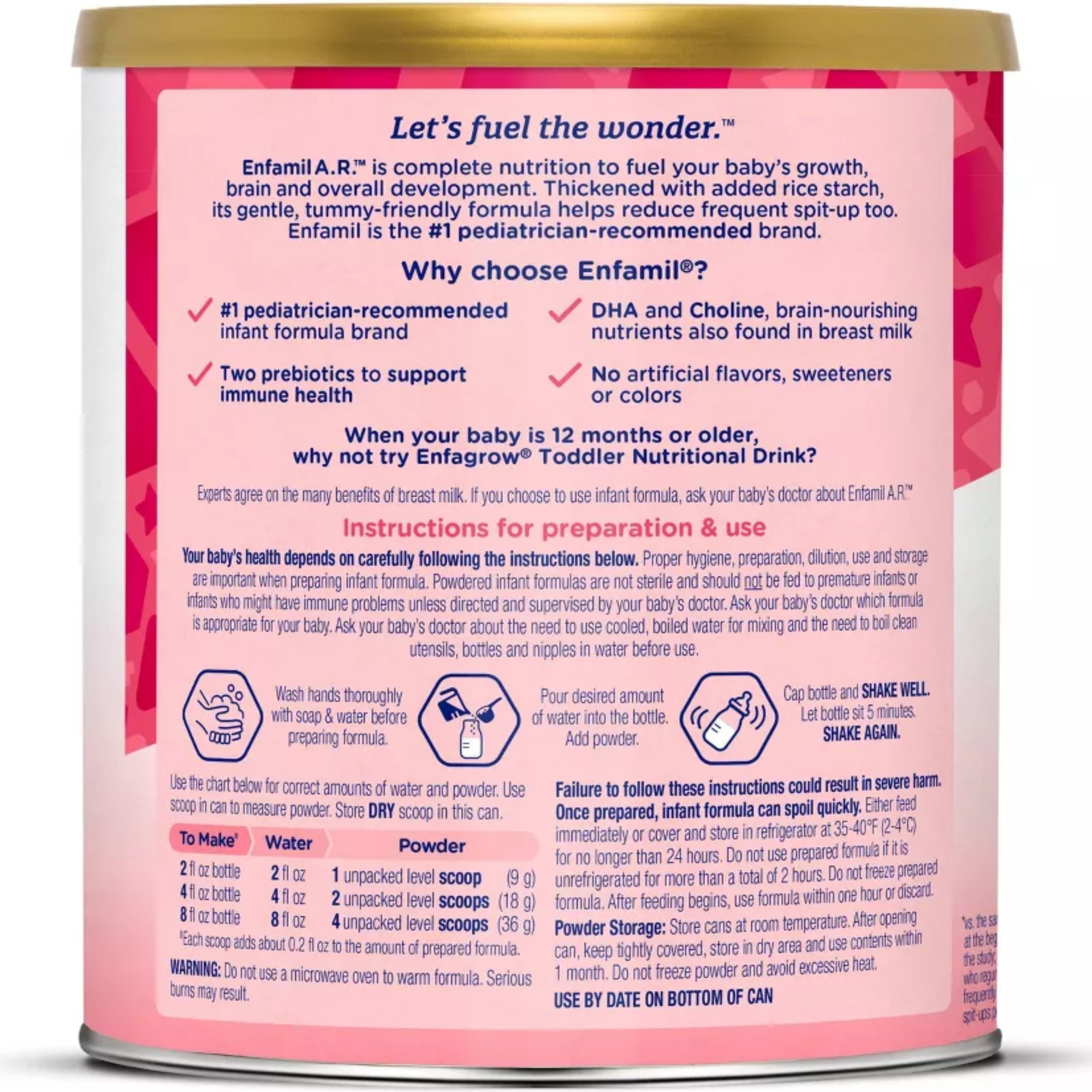 Enfamil A.R. Infant Formula with Added Rice