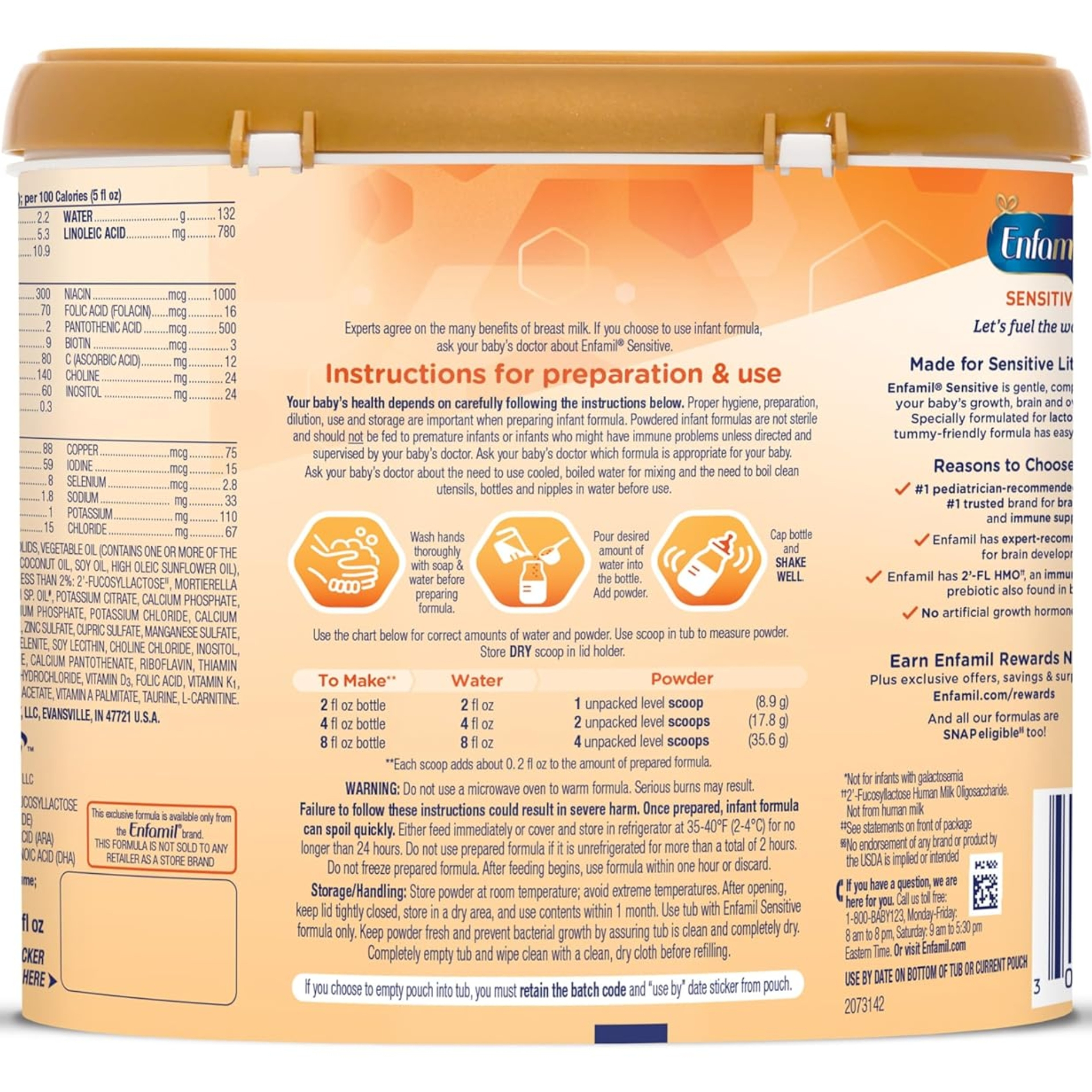 Enfamil Sensitive Infant Formula