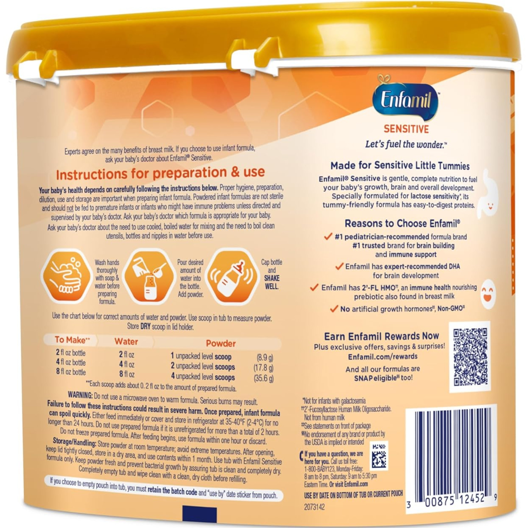 Enfamil Sensitive Infant Formula