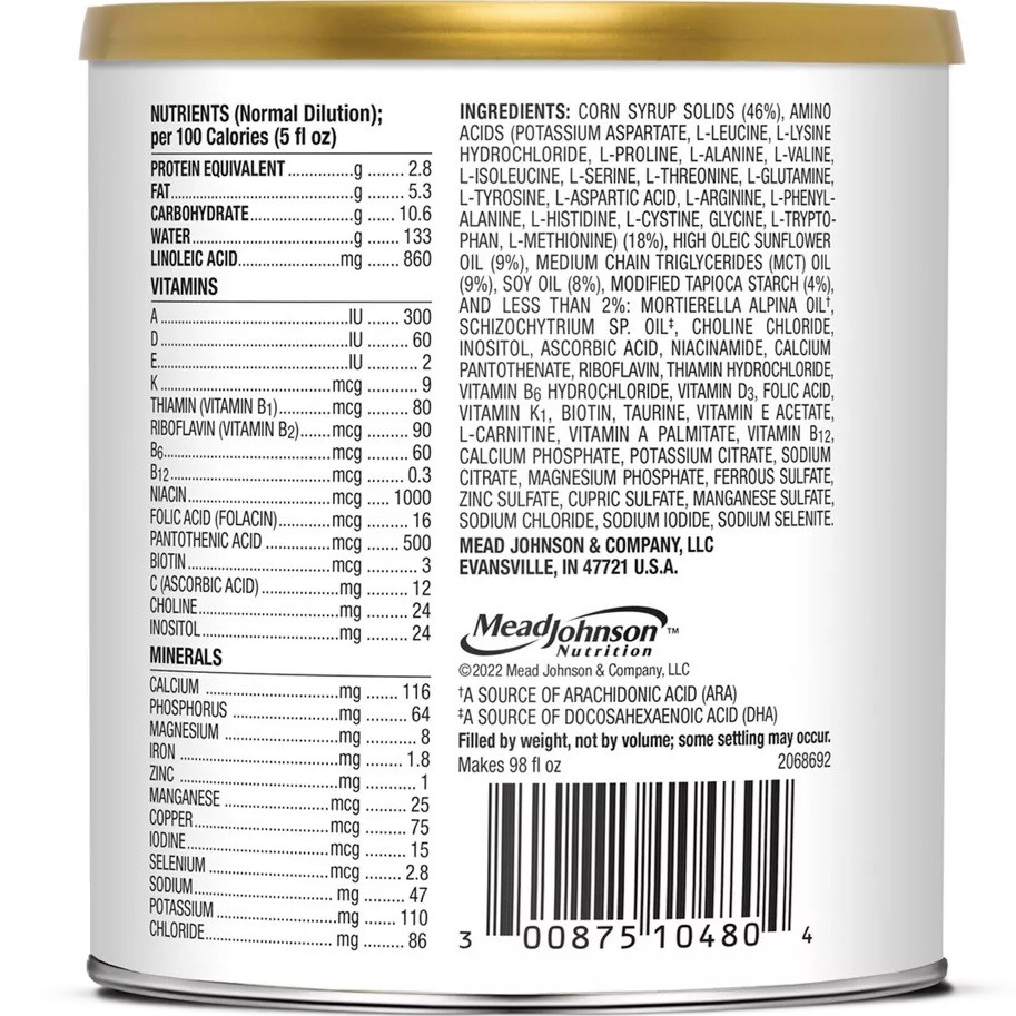 Enfamil PurAmino DHA & ARA Hypoallergenic Infant Formula