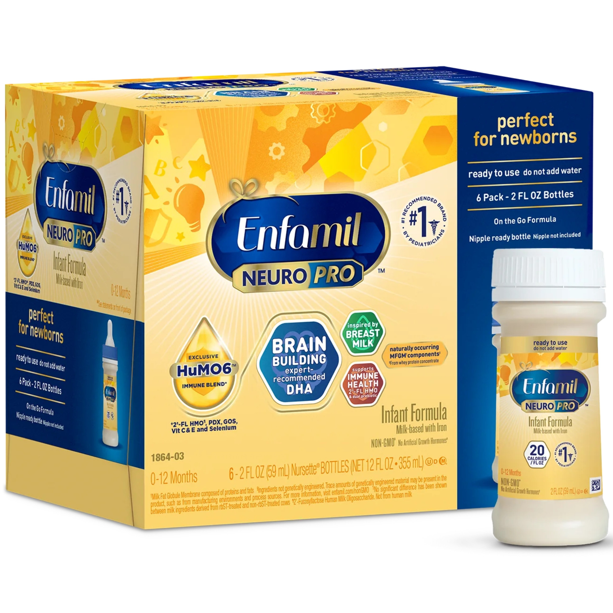 Enfamil NeuroPro Ready-To-Use Infant Formula, 2 oz.