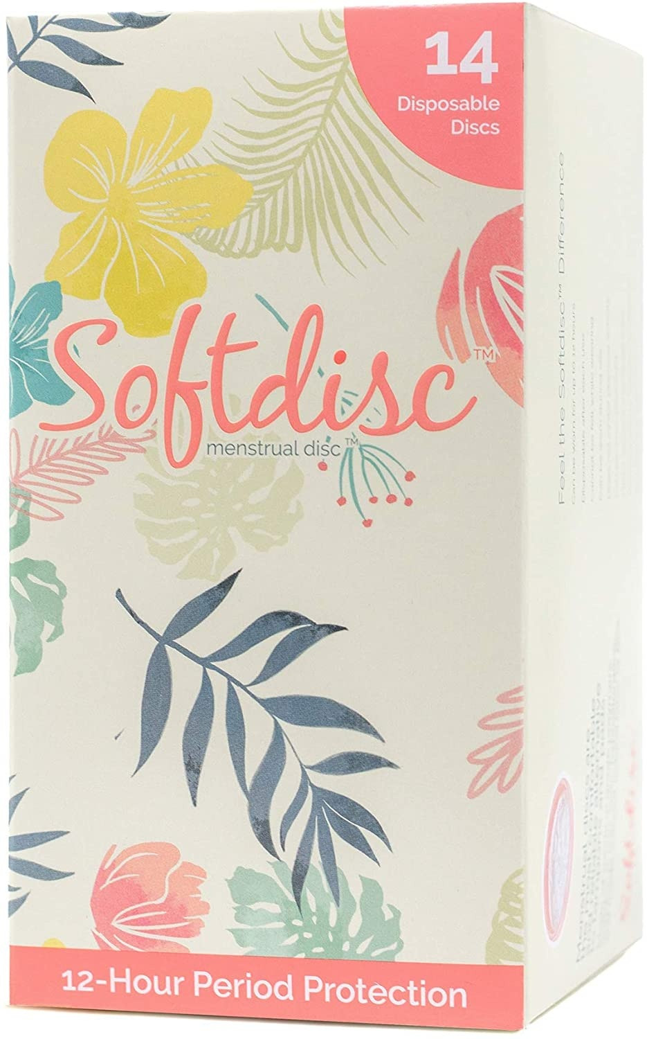 Softdisc Disposable Menstrual Discs, 00160D, Box of 14