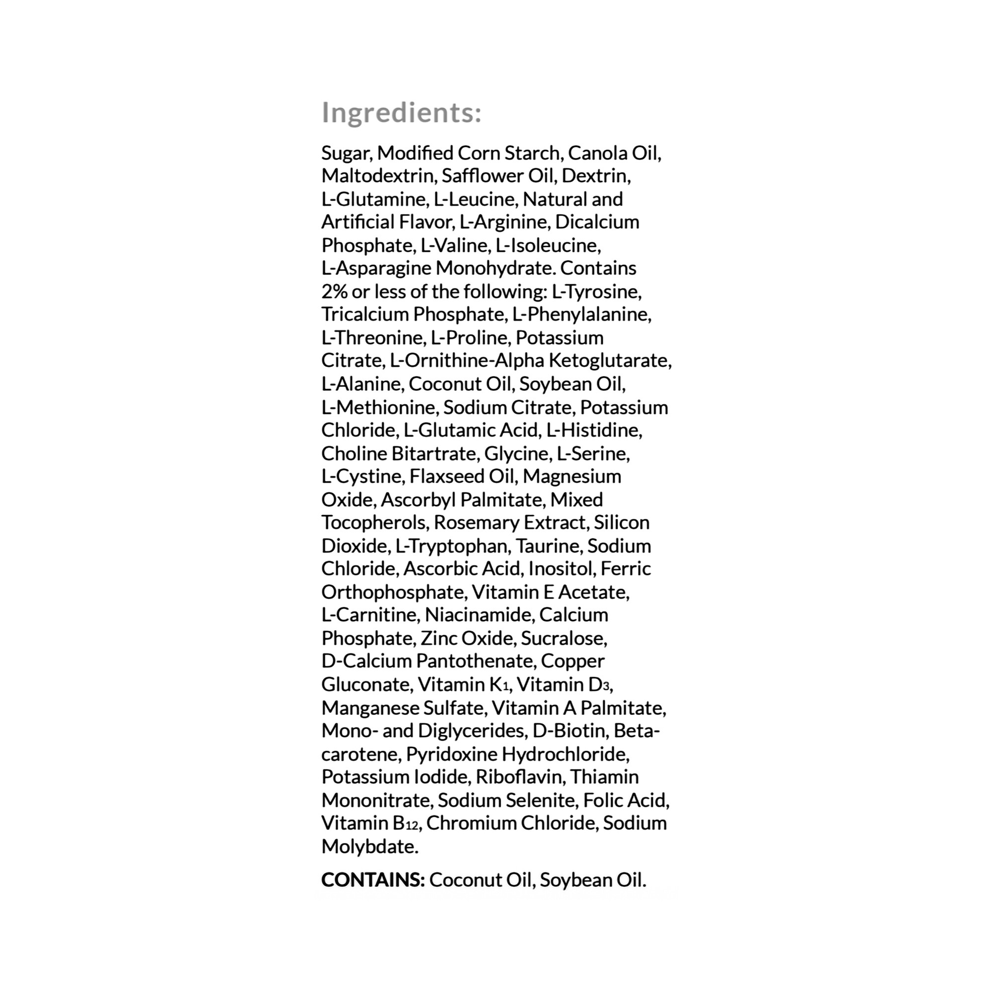 Nutrica GlutarAde Essential Supplement, Vanilla Flavor, Powder, 120462, 400g Can - 1 Each