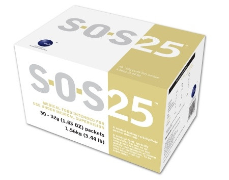 Vitaflo S.O.S.25 Carborhydrate Oral Supplement Powder, 52g Packets, 52285, Box of 30