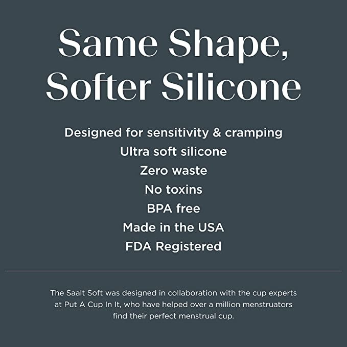 Saalt Menstrual Cups Soft Duo Pack