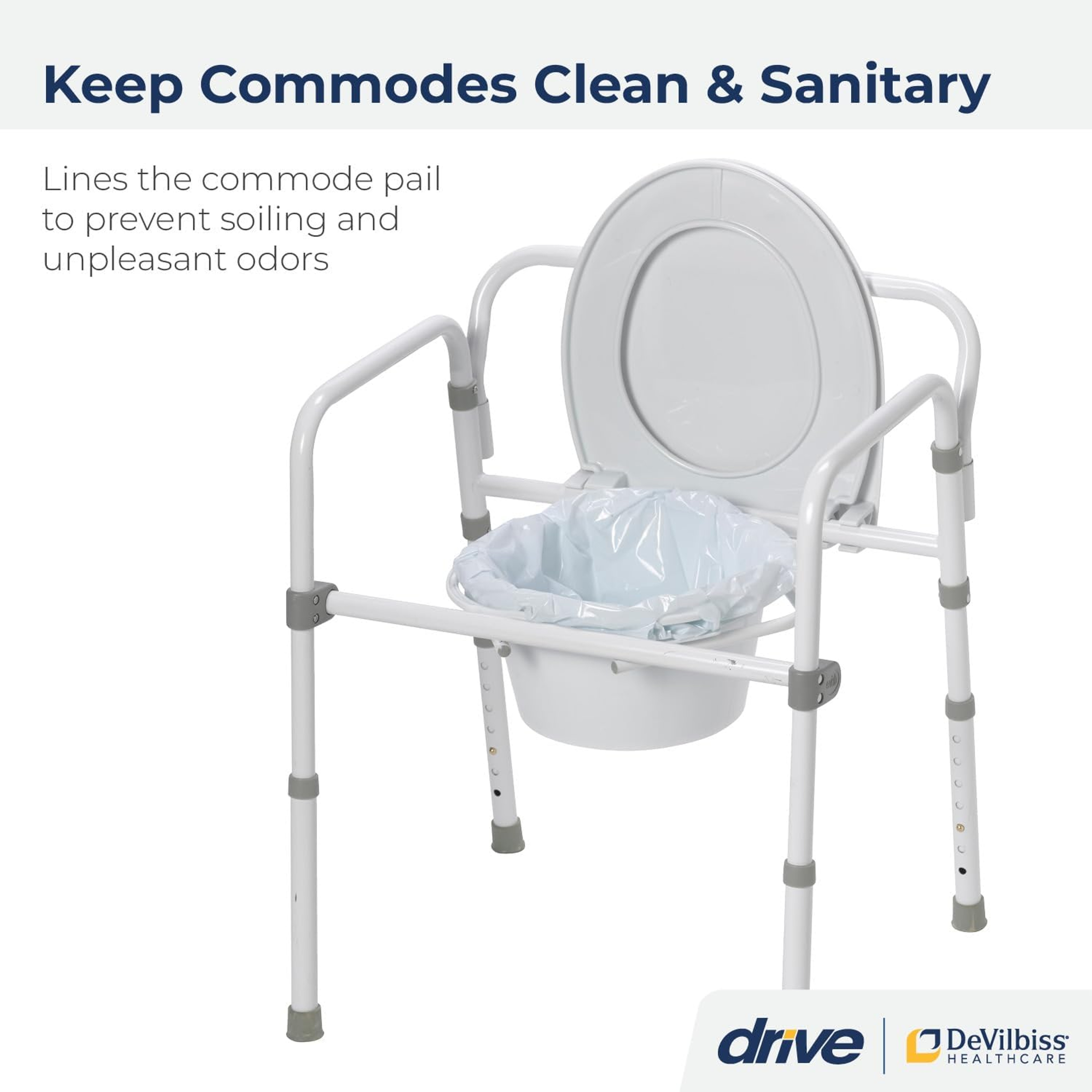 Drive Super Absorbent Commode Pail Liners