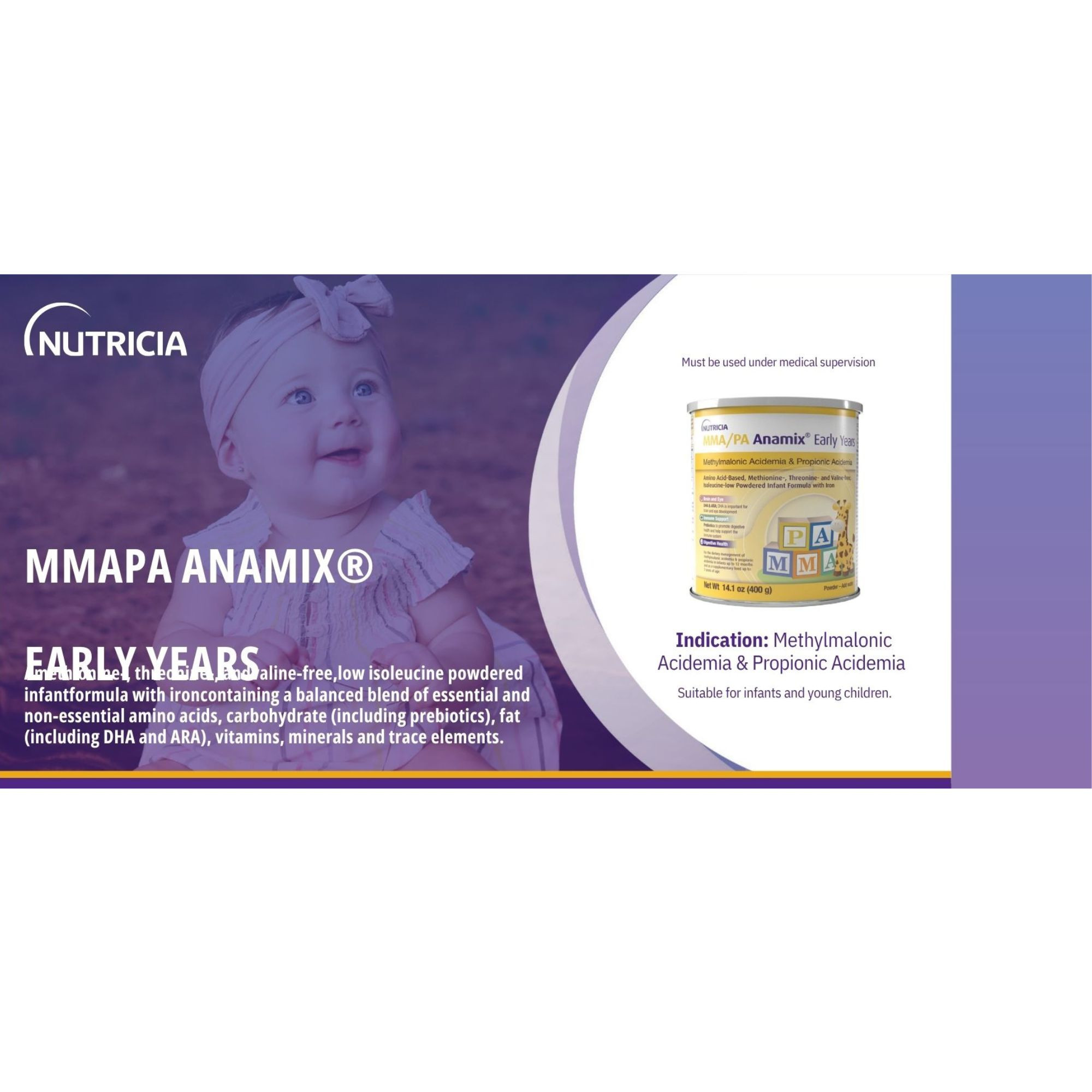Nutricia MMA/PA Anamix Early Years Powdered Infant Formula with Iron, 400g