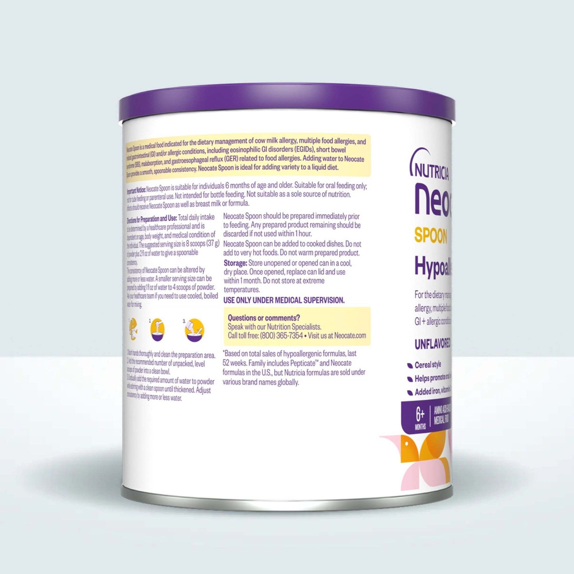 Nutricia Neocate Nutra Amino Acid Based Hypoallergenic Solid Food