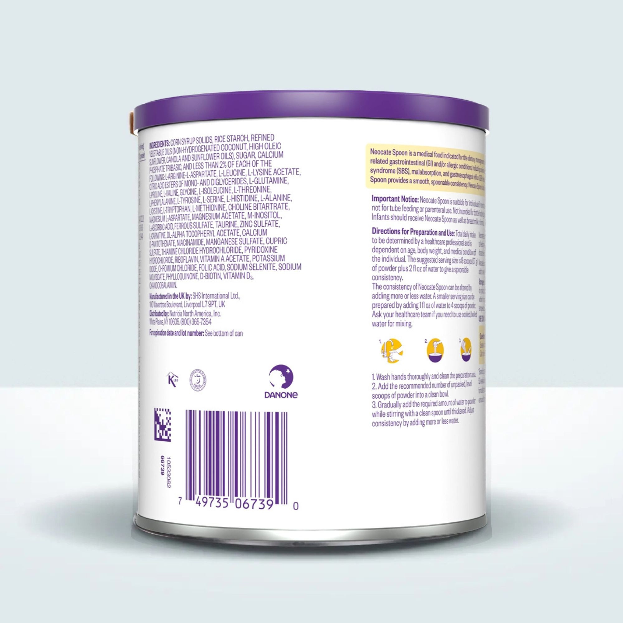 Nutricia Neocate Nutra Amino Acid Based Hypoallergenic Solid Food