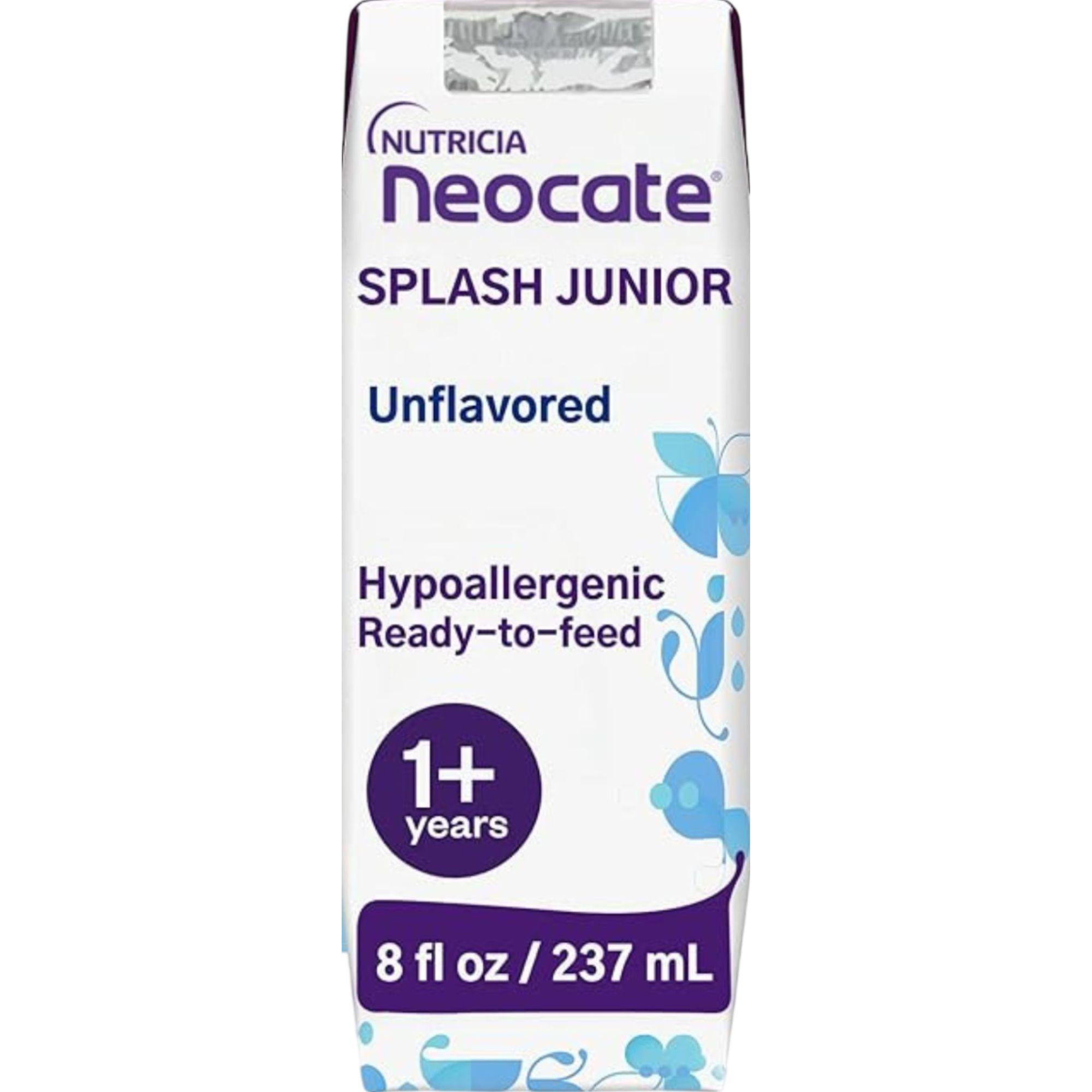 Nutricia Neocate Splash Amino Acid Based Supplemental Formula, Ready-To-Use, Unflavored, 8 oz., 111394, Case of 27