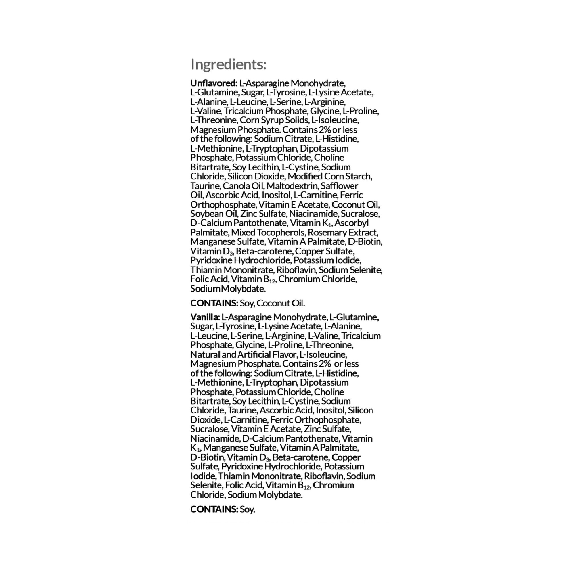 Nutricia PhenylAde 60 Drink Mix, Vanilla, 1 lb, 119853, 1 Each