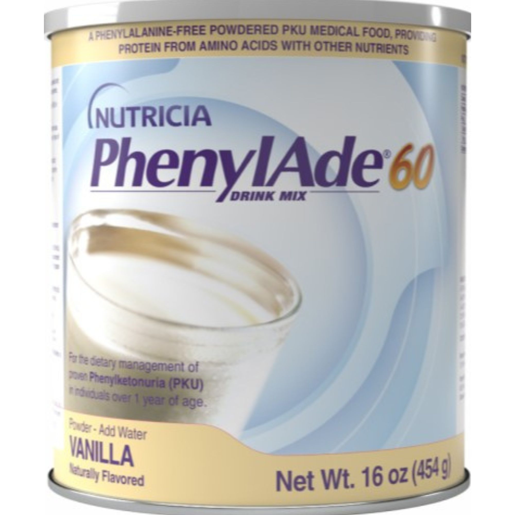 Nutricia PhenylAde 60 Drink Mix, Vanilla, 1 lb