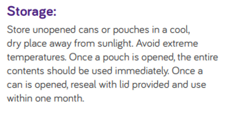 Nutricia PhenylAde MTE Amino Acid Blend Oral Supplement Powder, Unflavored, 1 lb, 120448, 1 Each, Storage