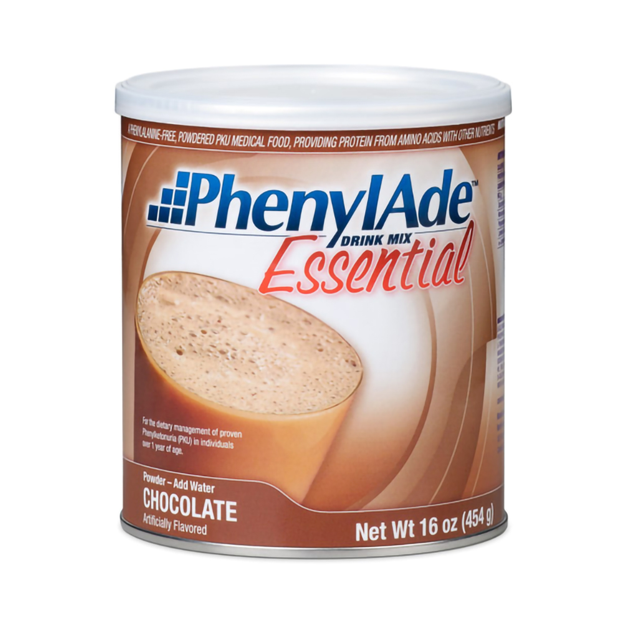 Nutricia PhenylAde Essential PKU Powdered Drink Mix, Chocolate, 1 lb, 119868, 1 Each
