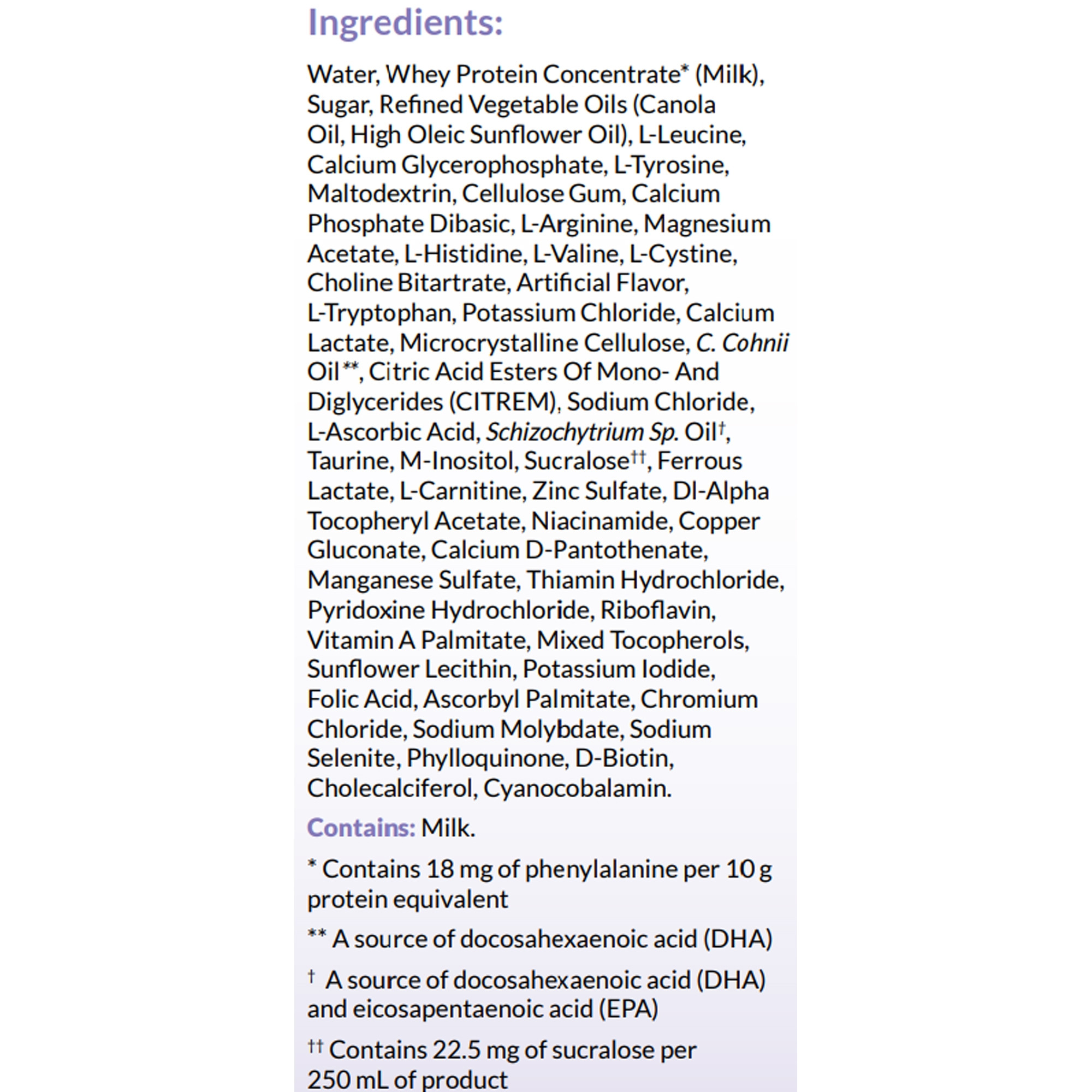 Nutricia PhenylAde GMP READY PKU Oral Supplement, Ready-To-Use, Plain, 8.5 oz., 139686, 1 Each