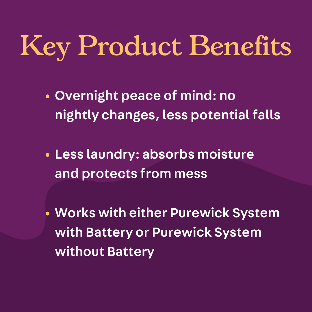 PureWick Urine Collection System with Battery