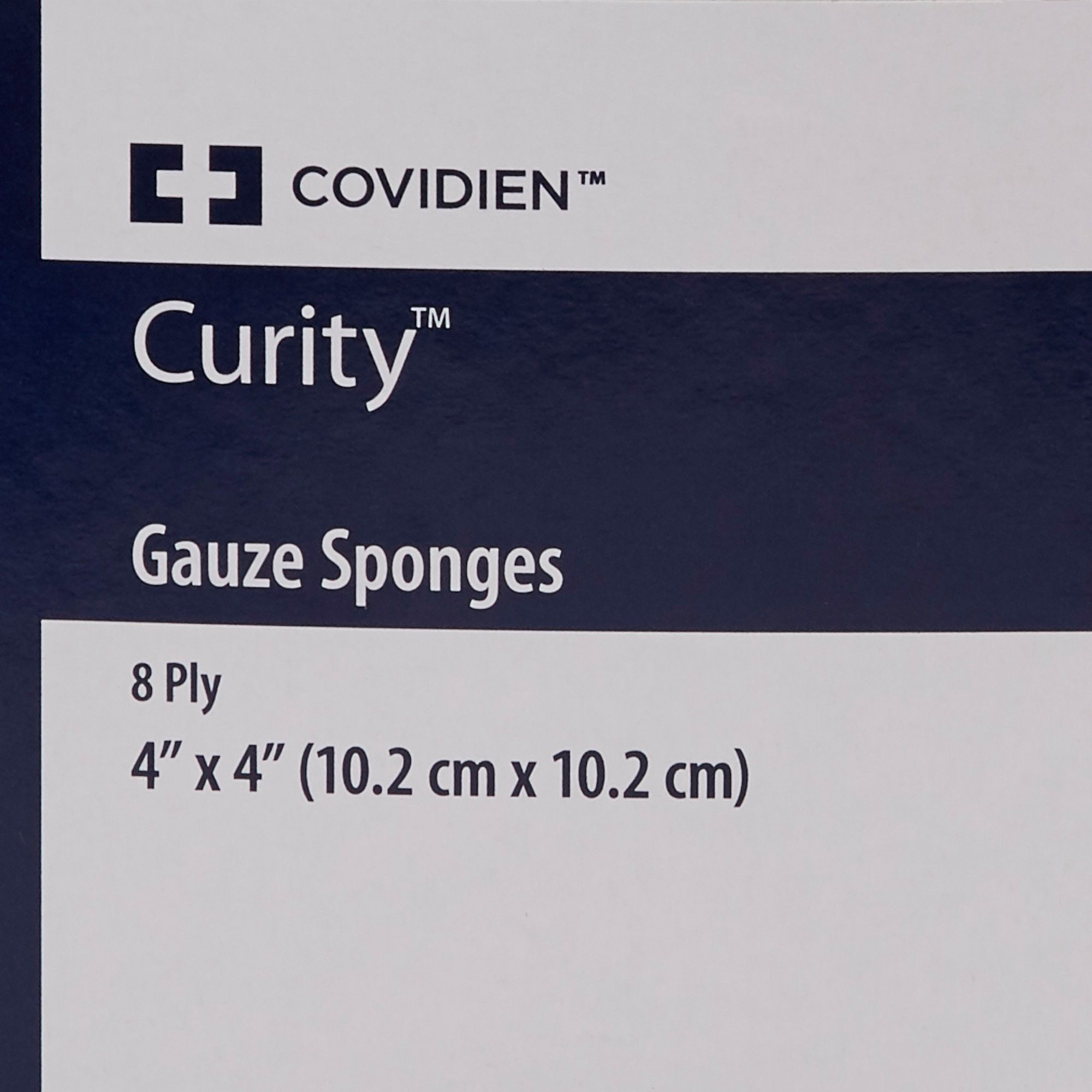 Cardinal Health Curity Gauze Sponges, Sterile, 8 Ply, 4 X 4", 2187-, Pack of 25