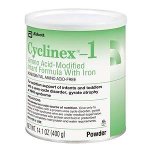 Abott Cyclinex-1 Amino-Acid Modified Infant Formula with Iron,  Powder, 14.1 oz., 67032, Case of 6