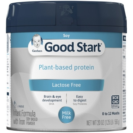 Gerber Good Start Soy Infant Formula with Iron, Powder, 20 oz., 5000013769, Case of 4