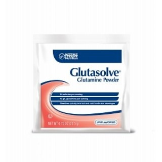 Nestle Glutasolve Glutamine Powder, 22.5g Individual Packets, 28330000, Case of 53 (4 Packs)