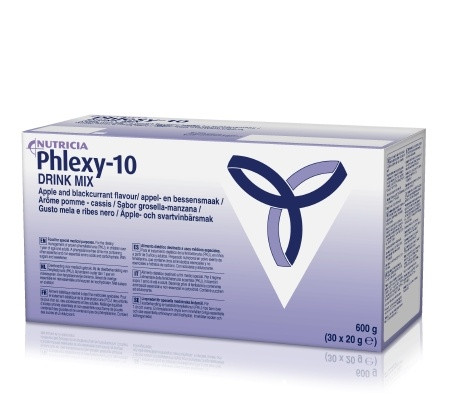 Nutrica Phlexy-10 PKU Oral Supplement,  Apple / Black Currant Flavor, 20 Grams, 49161, Case of 30