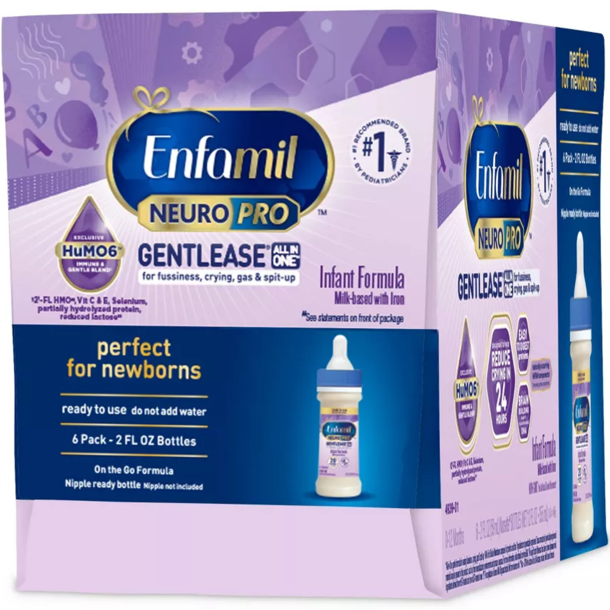 Enfamil NeuroPro Gentlease Ready-to-Use Infant Formula, 2 oz.