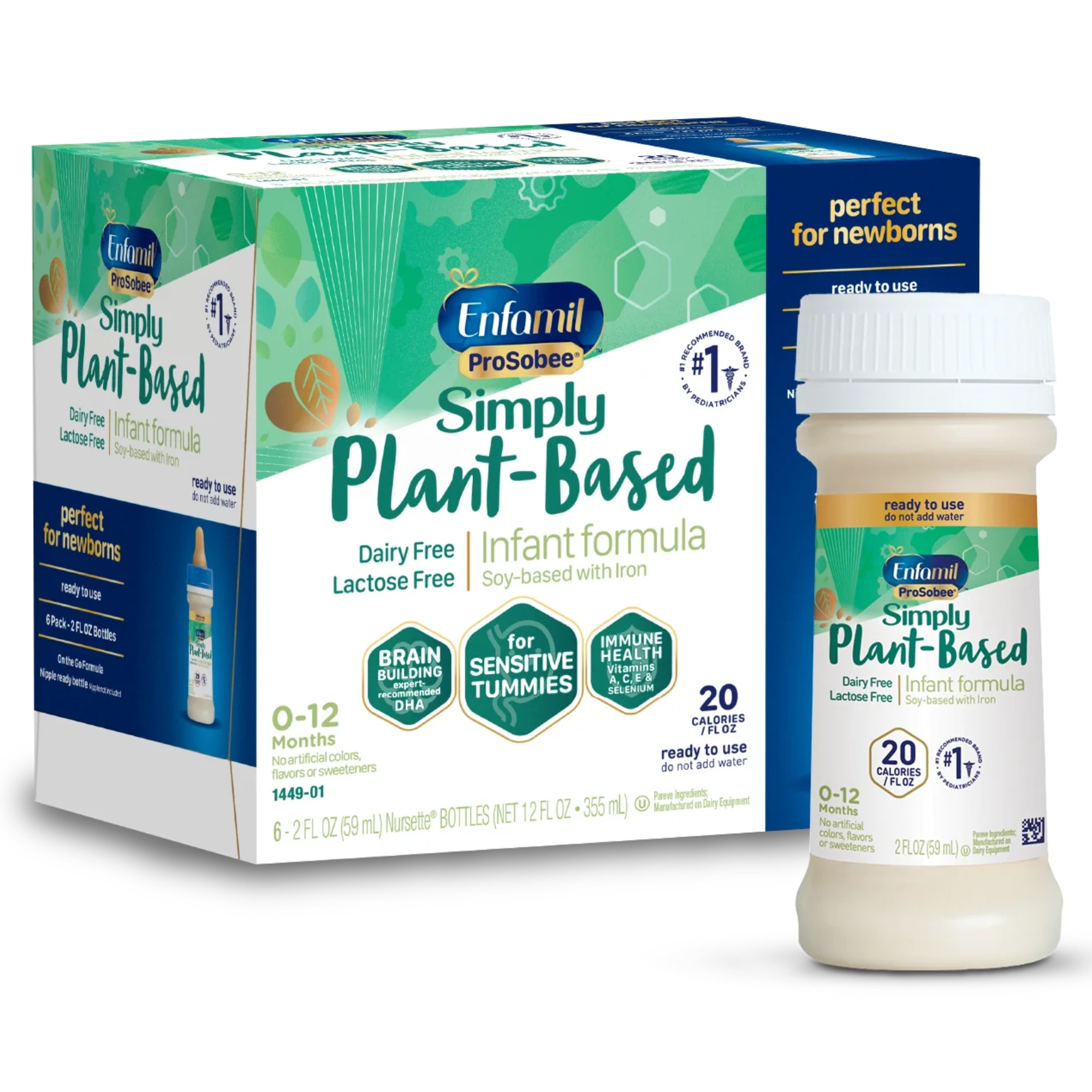 Enfamil ProSobee Soy Infant Formula, 2 oz.