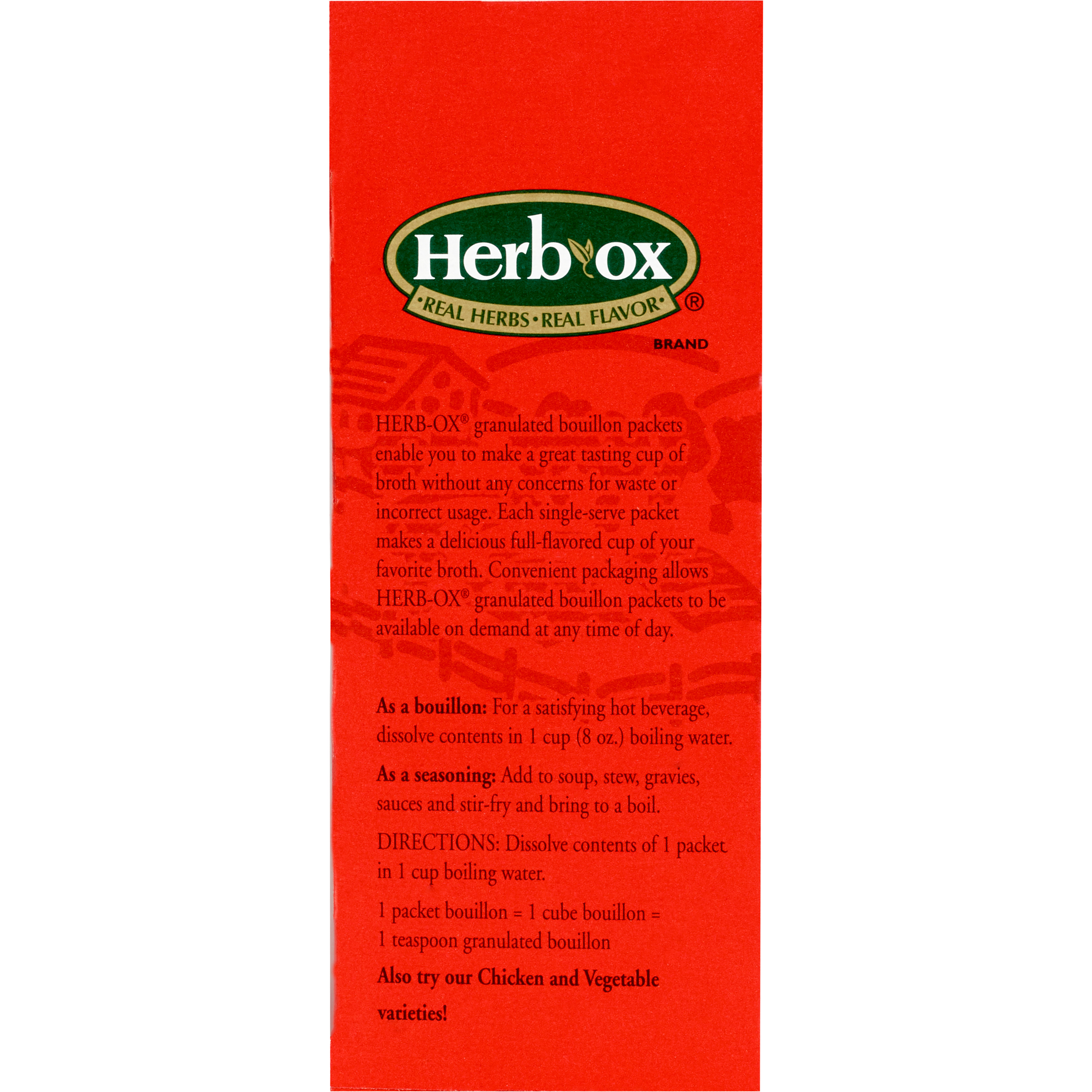 Herb-Ox Beef Flavor Bouillon Instant Broth