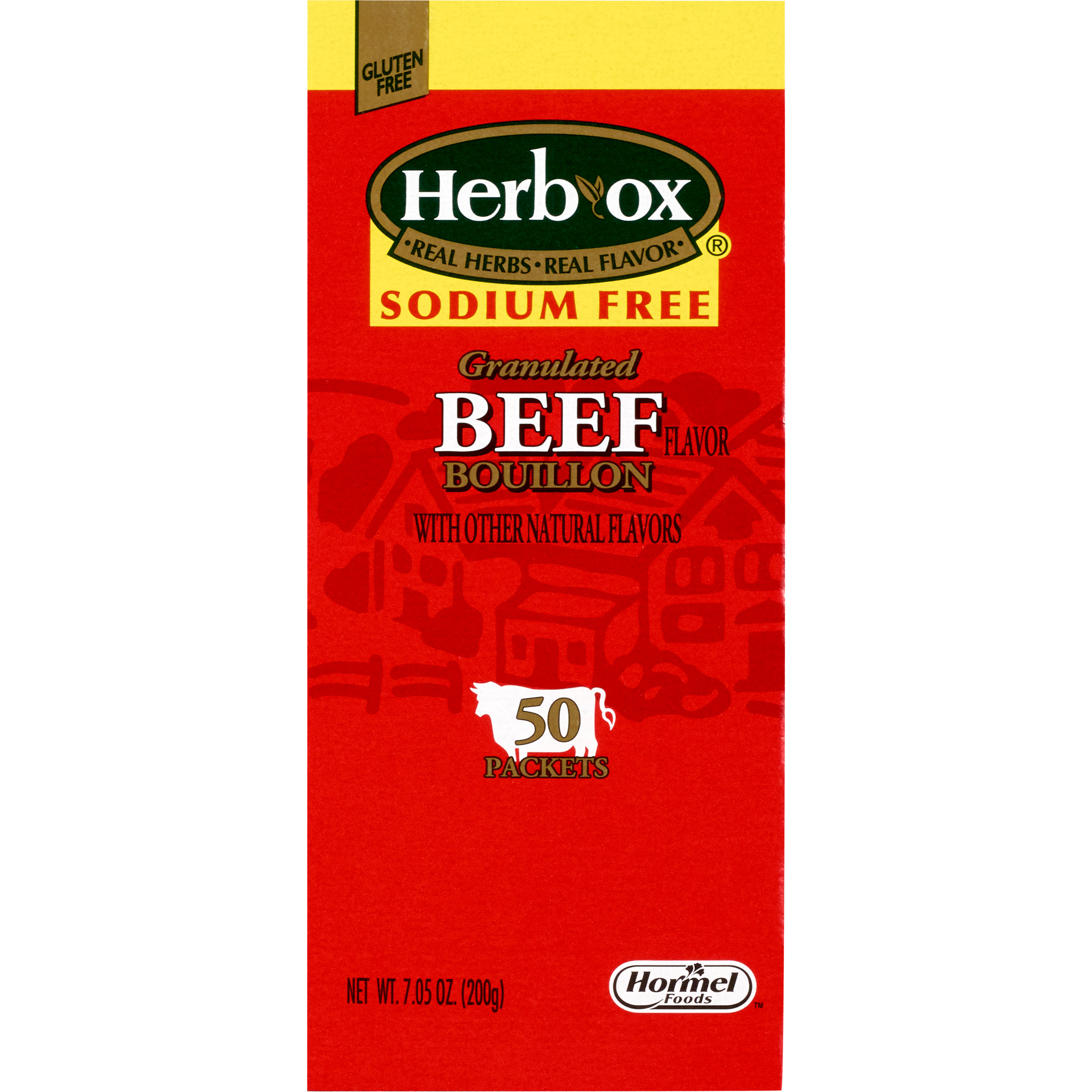 Herb-Ox Beef Flavor Bouillon Instant Broth, Sodium Free